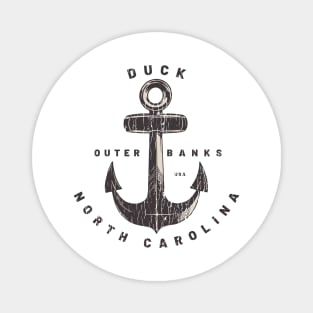 Duck, NC Summertime Vacationing Big Anchor Magnet